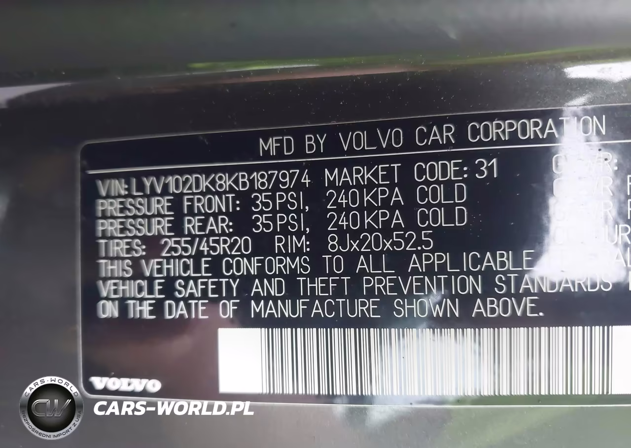 2019 Volvo Xc60 T5 Momentum VIN:LYV102DK8KB187974 - 9