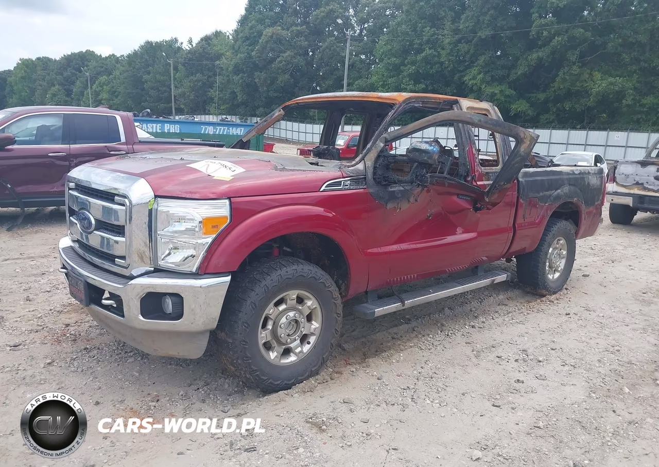 2013 Ford Super Duty F-250 Srw Xlt VIN:1FT7X2B6XDEB55462 - 2