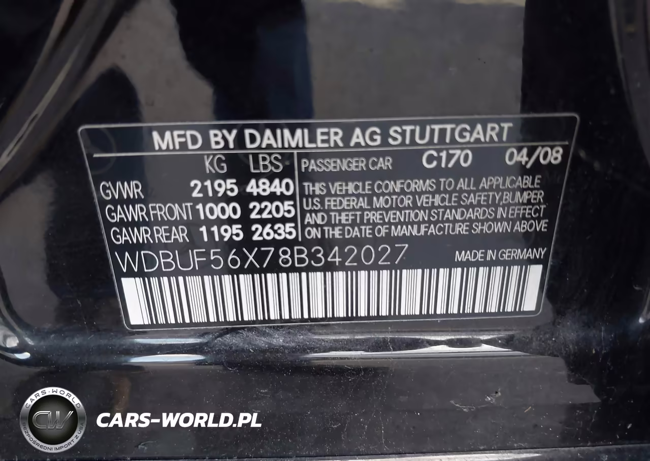 2008 Mercedes-Benz E 350 VIN:WDBUF56X78B342027 - 9