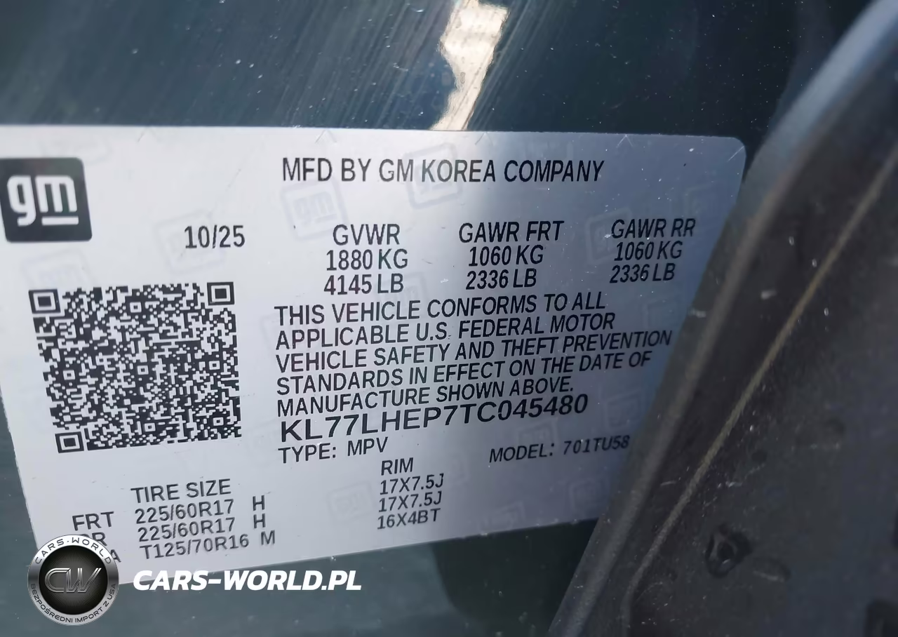 2026 Chevrolet Trax Lt VIN:KL77LHEP7TC045480 - 9