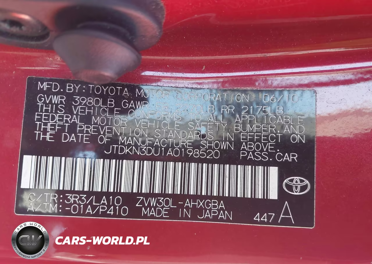 2010 Toyota Prius Iv VIN:JTDKN3DU1A0198520 - 9