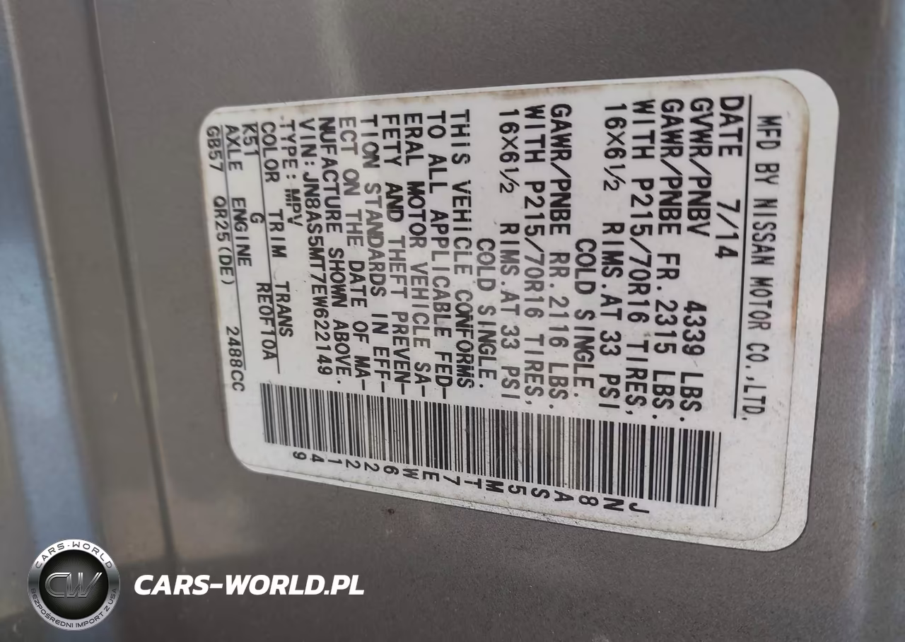 2014 Nissan Rogue Select S VIN:JN8AS5MT7EW622149 - 9