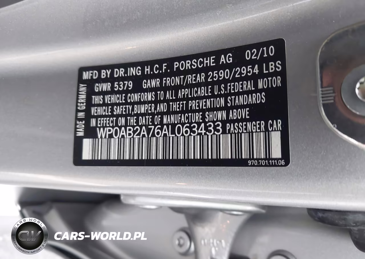 2010 Porsche Panamera 4S VIN:WP0AB2A76AL063433 - 9