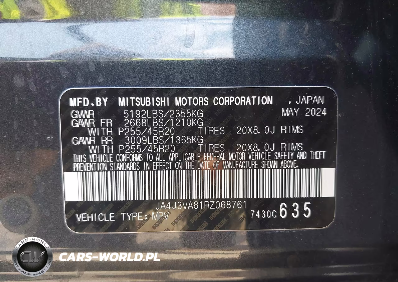 2024 Mitsubishi Outlander Se 2.5 2Wd-Se Black Edition S-Awc-Se Black Edition W-Pano Roof S-Awc VIN:JA4J3VA81RZ068761 - 9