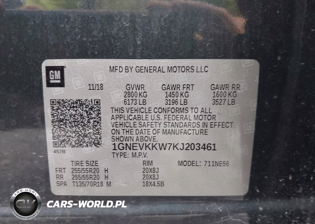 2019 Chevrolet Traverse Premier VIN:1GNEVKKW7KJ203461 - 9