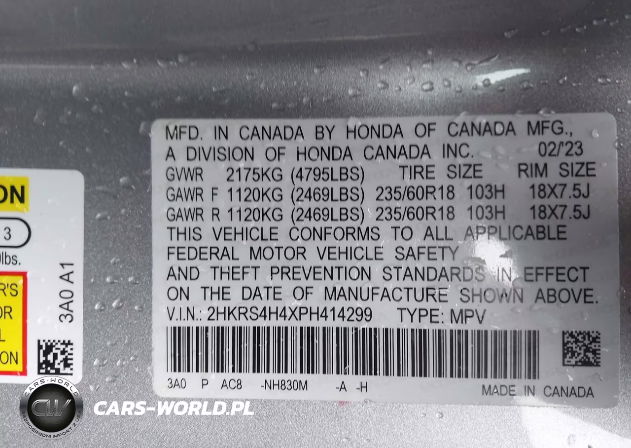 2023 Honda Cr-V Ex Awd VIN:2HKRS4H4XPH414299 - 9