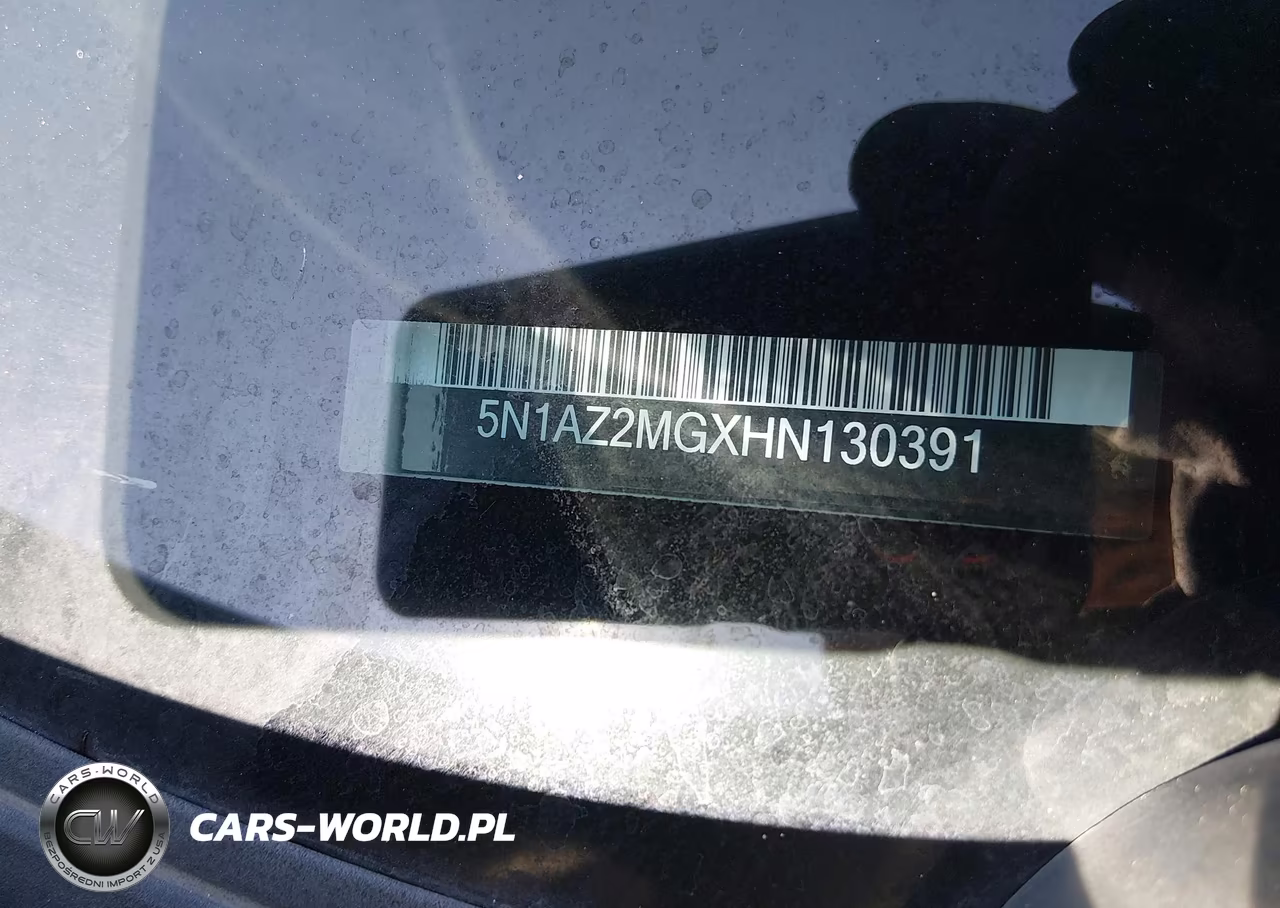 2017 Nissan Murano S VIN:5N1AZ2MGXHN130391 - 9