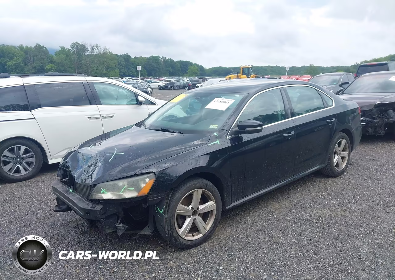 2013 Volkswagen Passat 2.5L Se VIN:1VWBP7A39DC013059 - 2