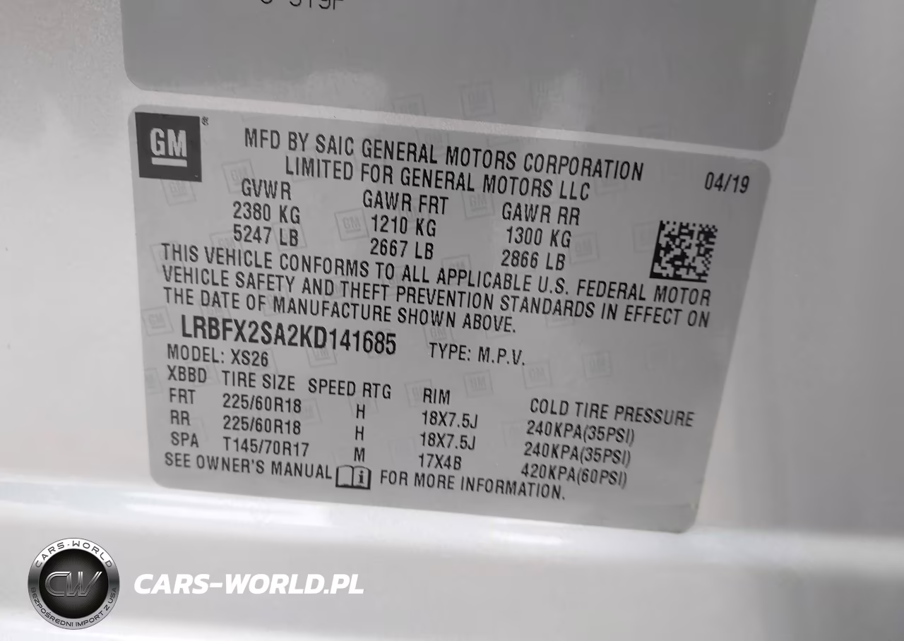2019 Buick Envision Awd Essence VIN:LRBFX2SA2KD141685 - 9