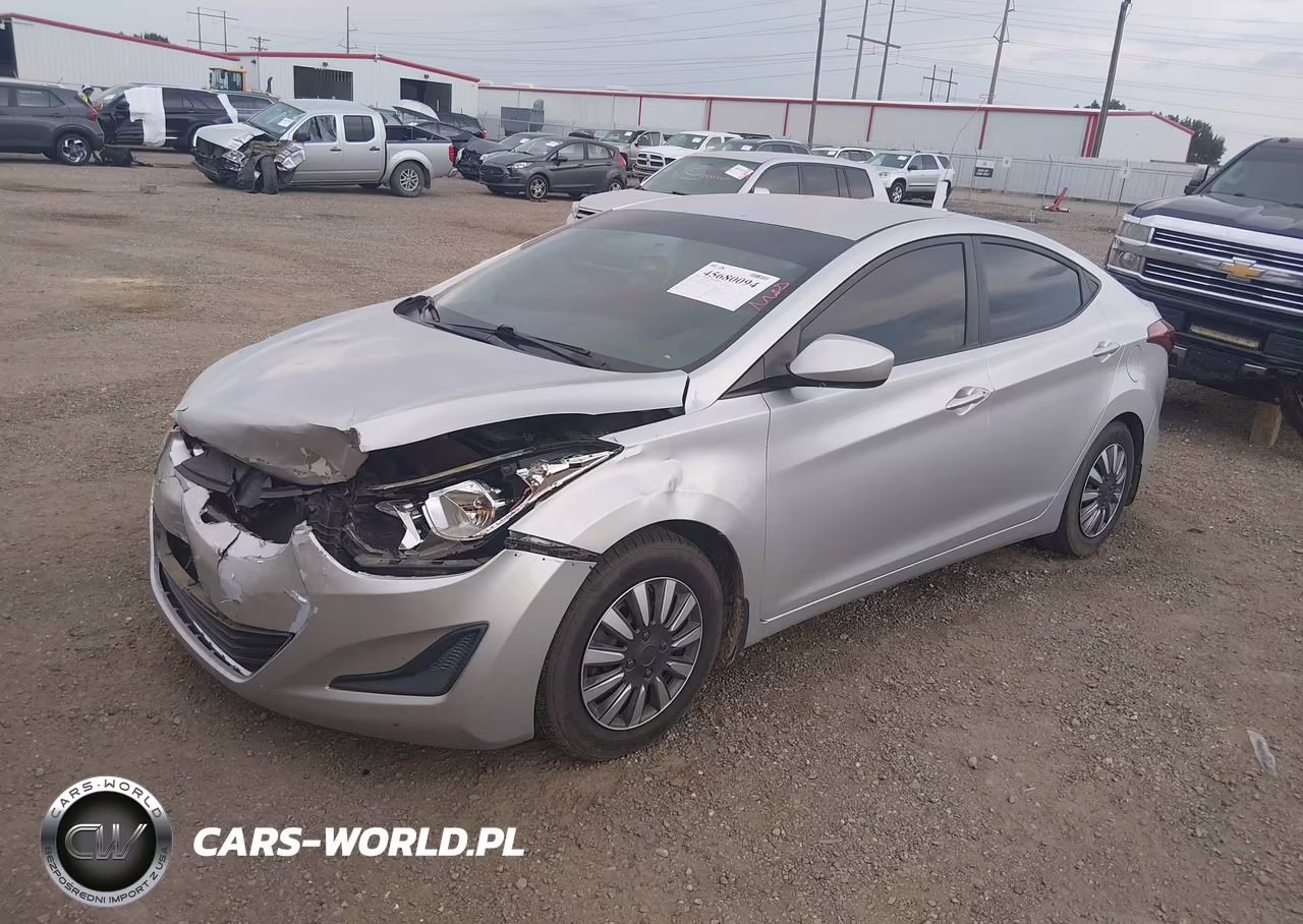 2016 Hyundai Elantra Se VIN:5NPDH4AE8GH784842 - 2