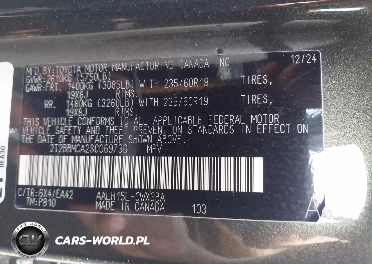 2025 Lexus Rx 350H Premium VIN:2T2BBMCA2SC069730 - 9
