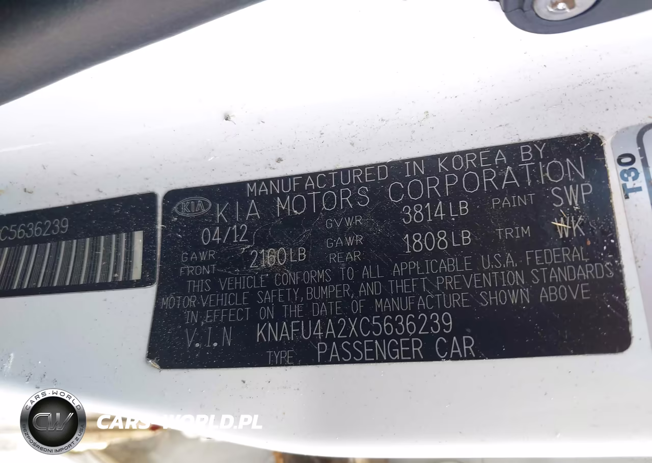 2012 Kia Forte Ex VIN:KNAFU4A2XC5636239 - 9