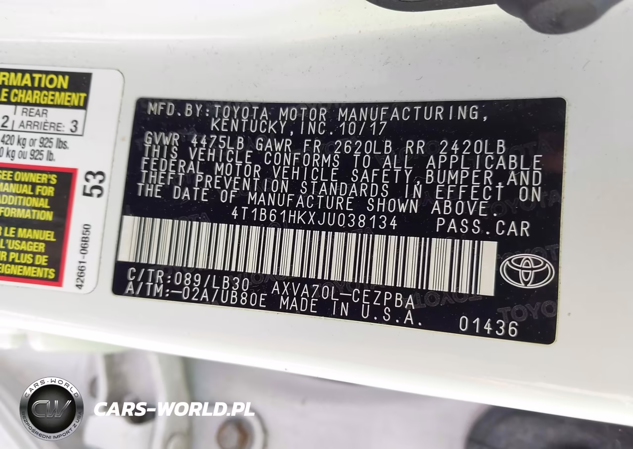 2018 Toyota Camry Xse VIN:4T1B61HKXJU038134 - 9