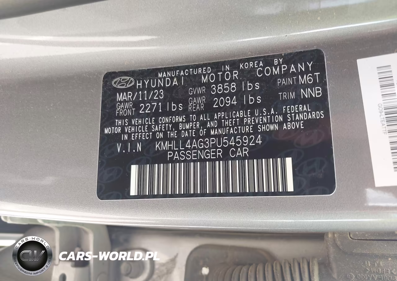 2023 Hyundai Elantra Se VIN:KMHLL4AG3PU545924 - 9