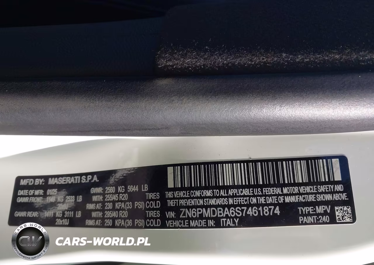 2025 Maserati Grecale Modena VIN:ZN6PMDBA6S7461874 - 9