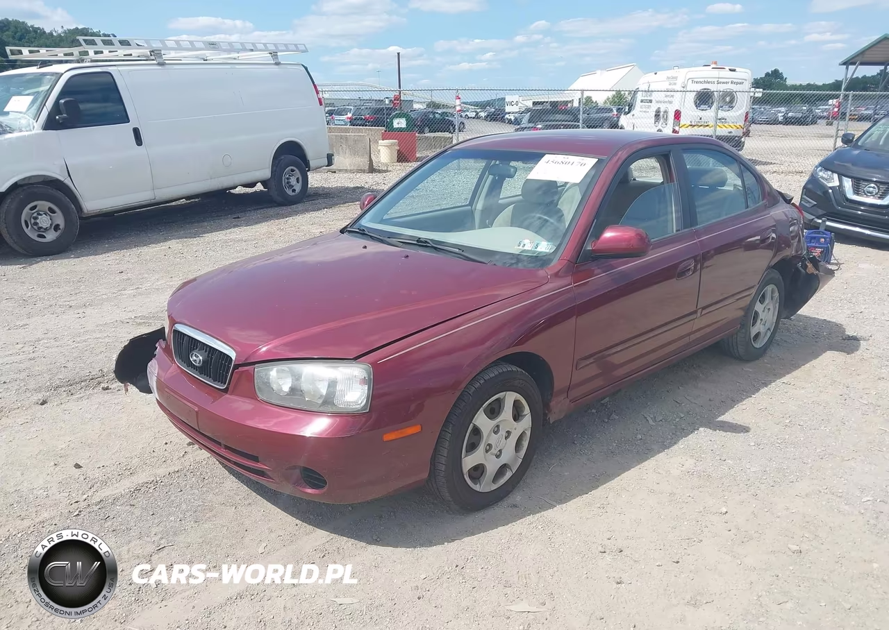 2002 Hyundai Elantra Gls VIN:KMHDN45D42U259331 - 2