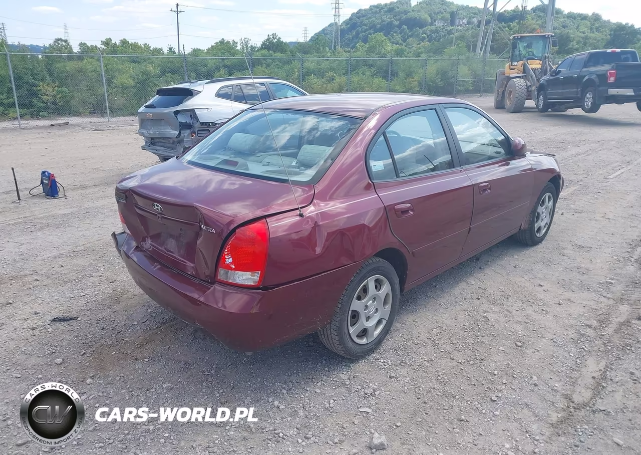 2002 Hyundai Elantra Gls VIN:KMHDN45D42U259331 - 4