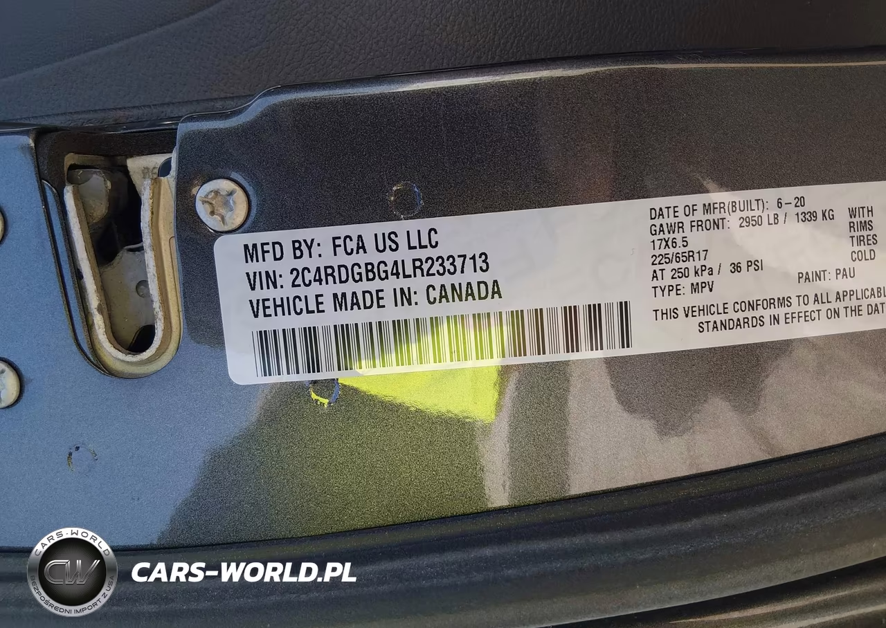 2020 Dodge Grand Caravan Se Plus VIN:2C4RDGBG4LR233713 - 9