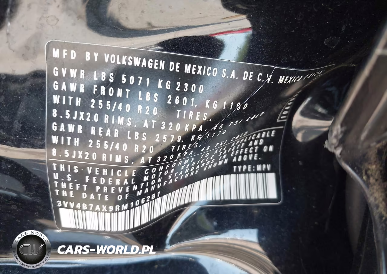 2024 Volkswagen Tiguan 2.0T Sel R-Line VIN:3VV4B7AX9RM106281 - 9