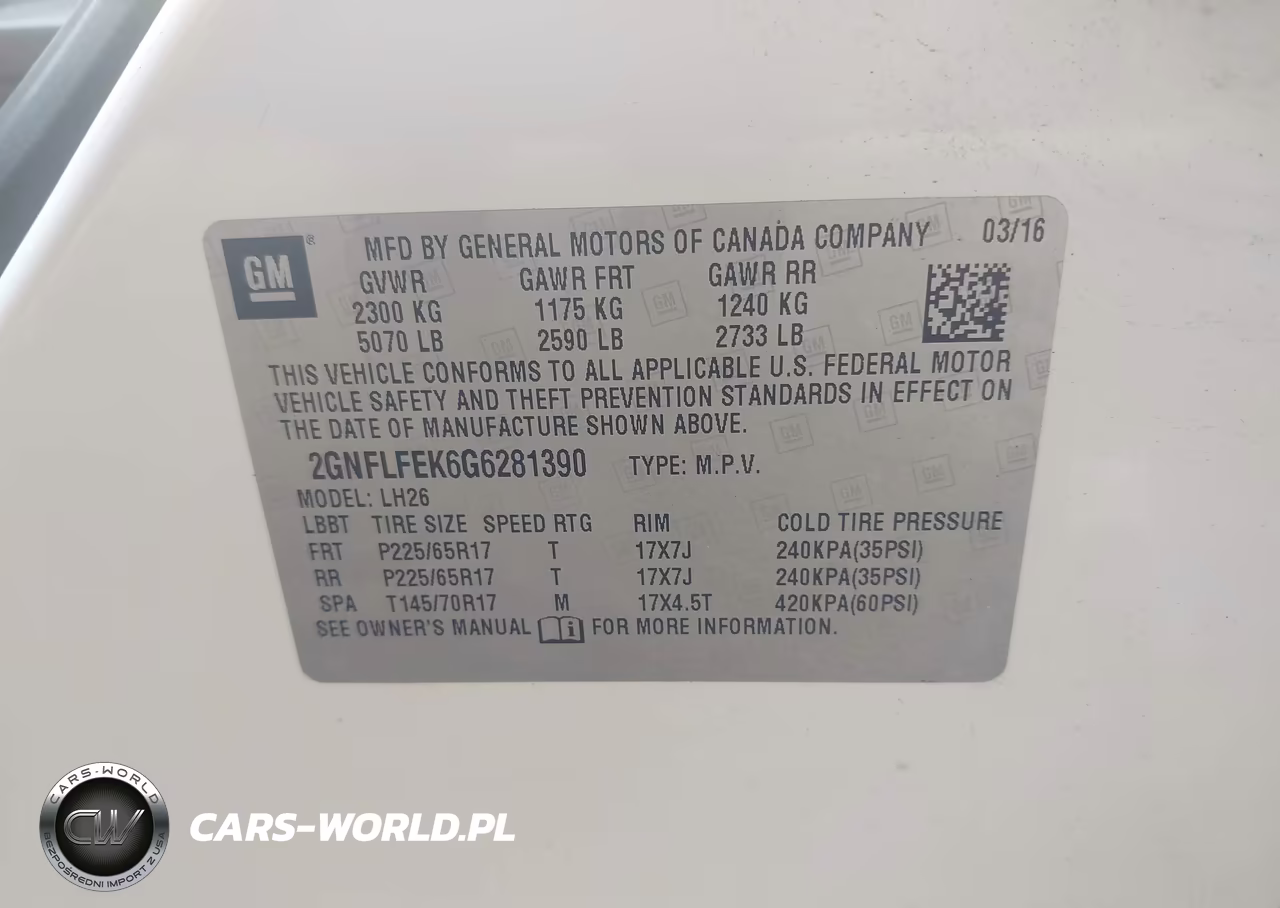 2016 Chevrolet Equinox Lt VIN:2GNFLFEK6G6281390 - 9