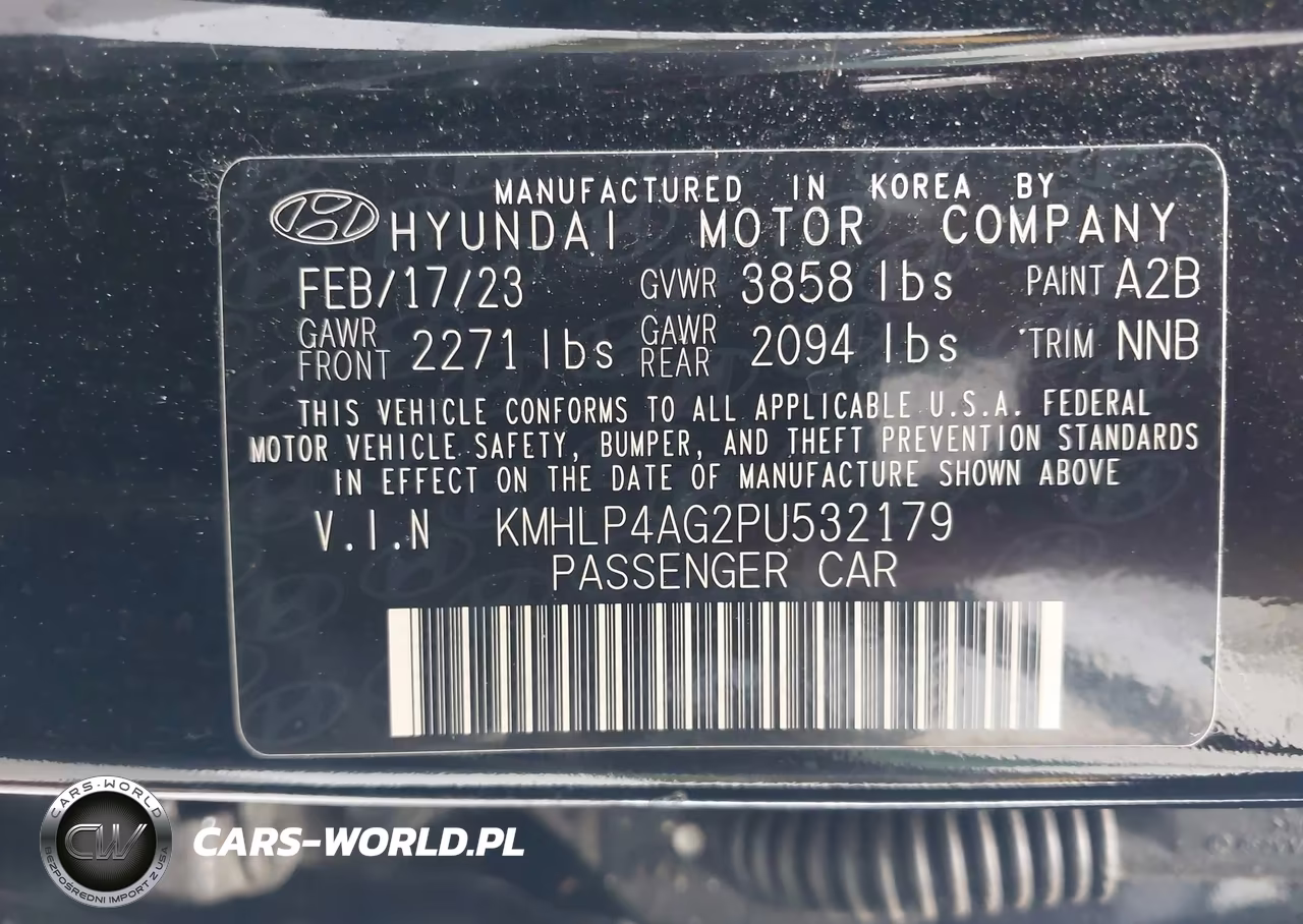 2023 Hyundai Elantra Limited VIN:KMHLP4AG2PU532179 - 9