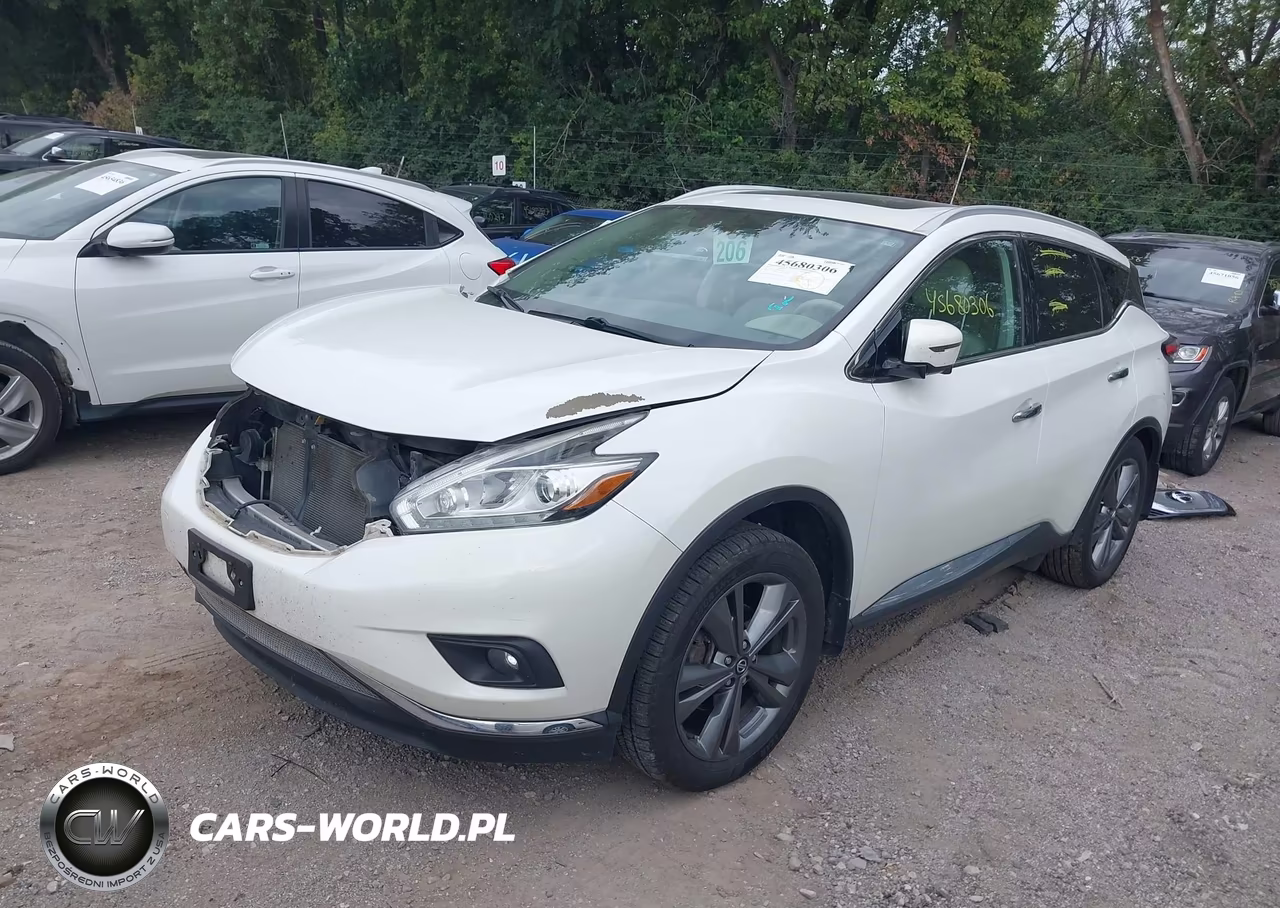2017 Nissan Murano Platinum VIN:5N1AZ2MH8HN119320 - 2