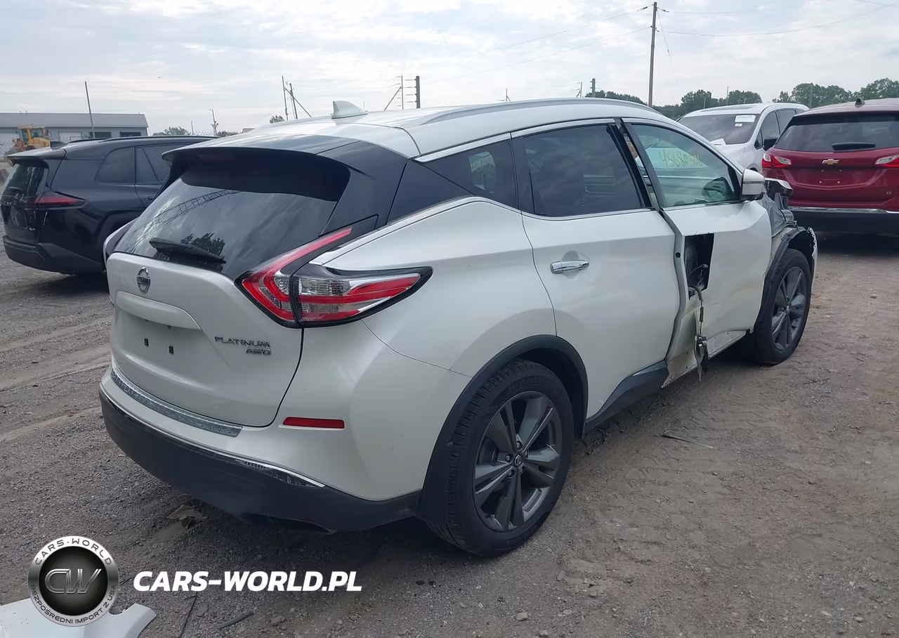 2017 Nissan Murano Platinum VIN:5N1AZ2MH8HN119320 - 4
