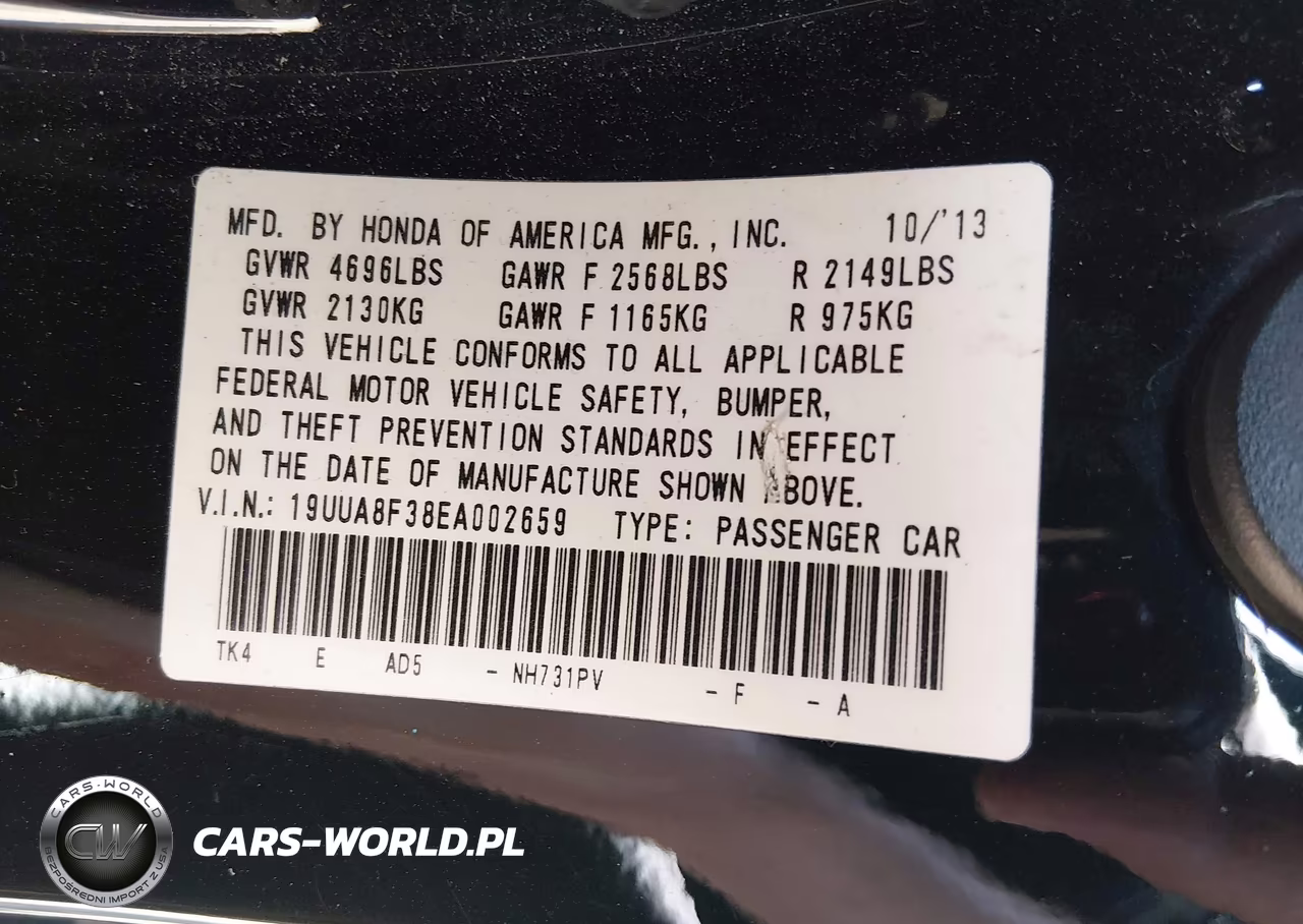 2014 Acura Tl 3.5 Special Edition VIN:19UUA8F38EA002659 - 9
