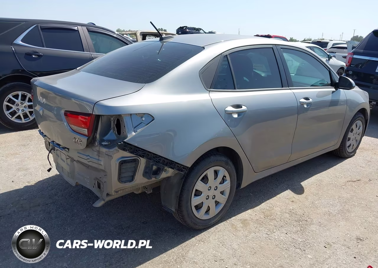 2022 Kia Rio S VIN:3KPA24AD3NE462140 - 4