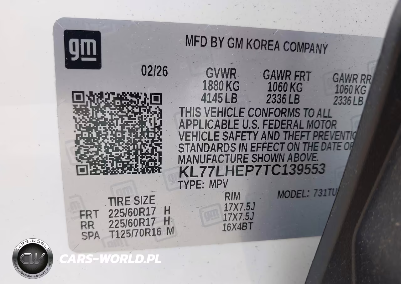 2026 Chevrolet Trax Fwd Lt VIN:KL77LHEP7TC139553 - 9