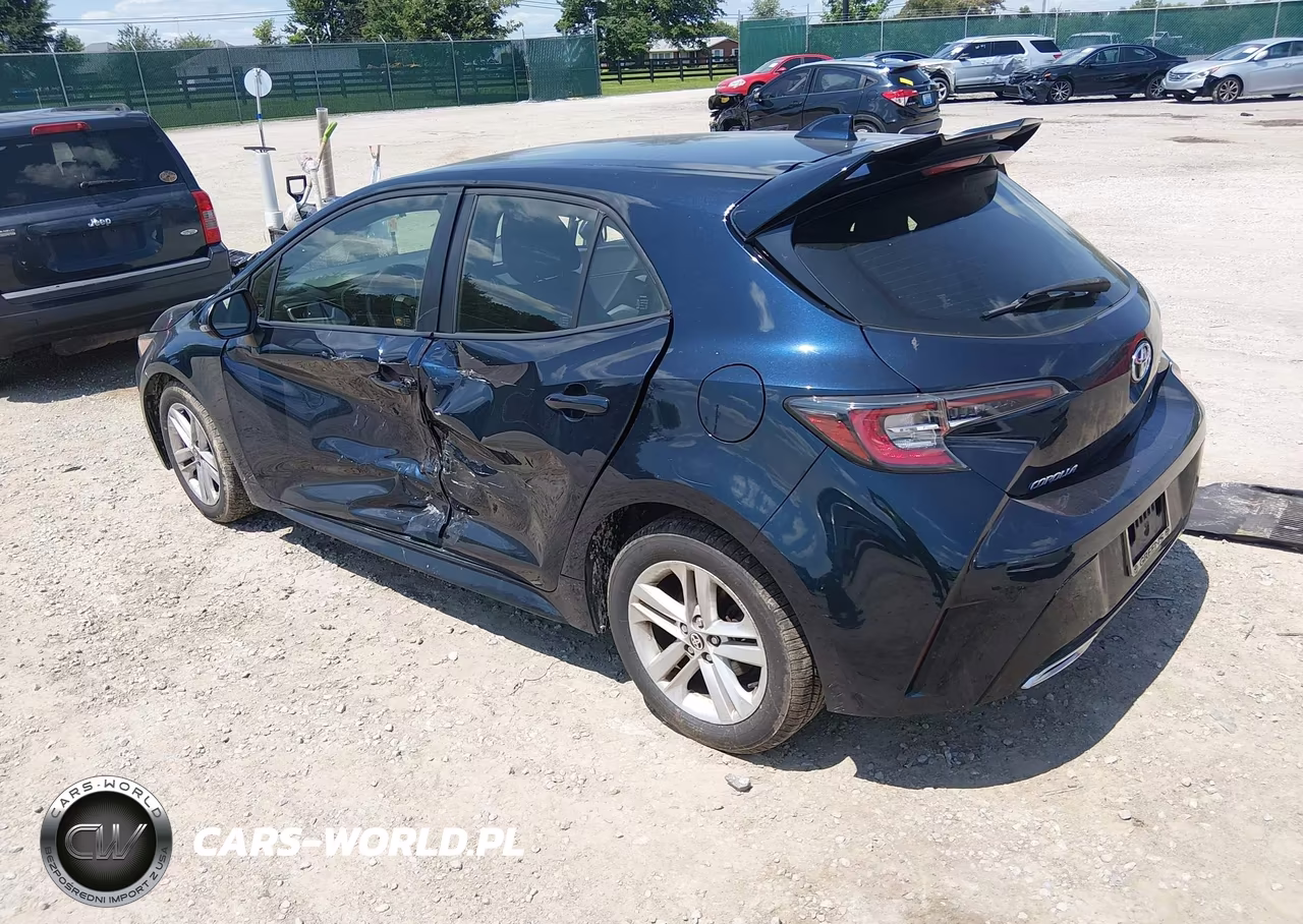 2019 Toyota Corolla Se VIN:JTNK4RBE2K3028678 - 3