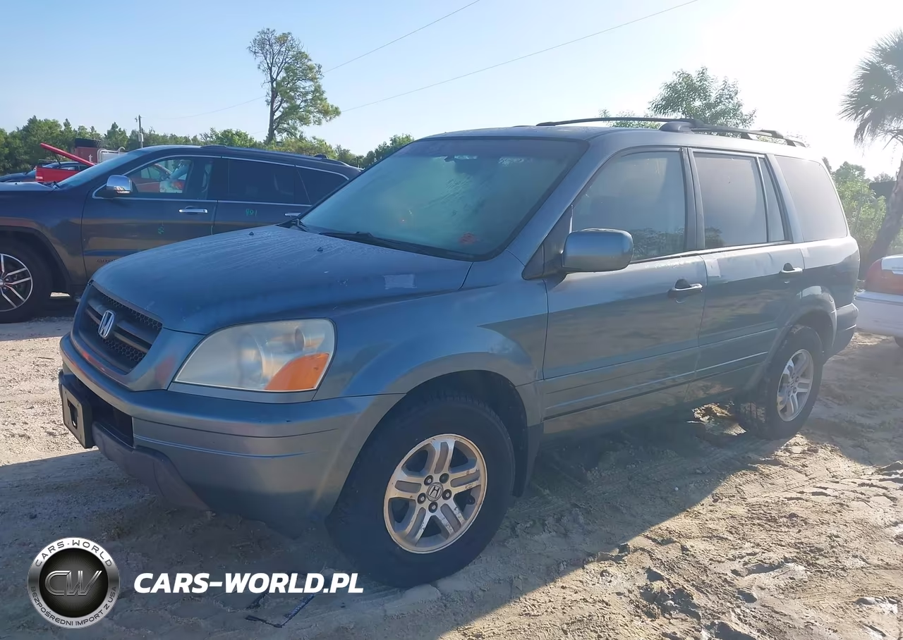 2005 Honda Pilot Ex-L VIN:2HKYF18705H570275 - 2
