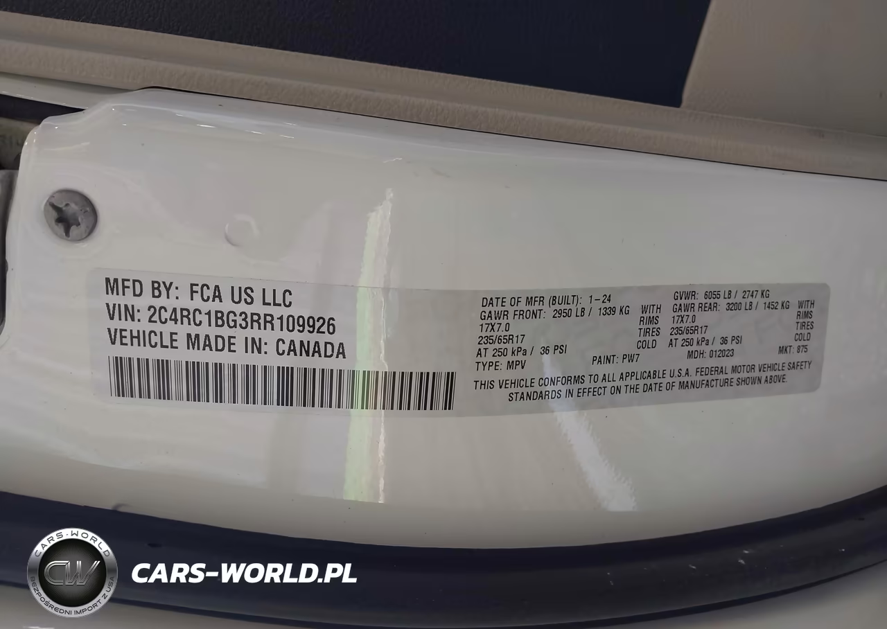 2024 Chrysler Pacifica Touring L VIN:2C4RC1BG3RR109926 - 9