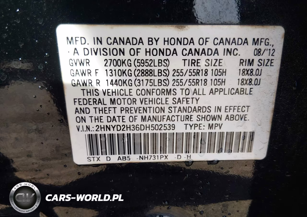 2013 Acura Mdx Technology Package VIN:2HNYD2H36DH502539 - 9