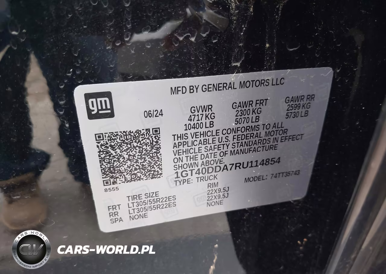 2024 GMC Hummer Ev Pickup E4Wd 3X VIN:1GT40DDA7RU114854 - 8