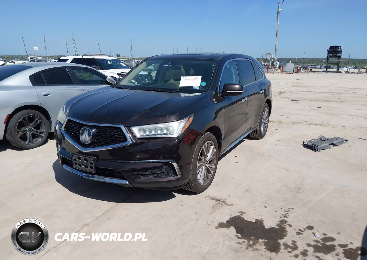 2017 Acura Mdx Technology Package VIN:5FRYD3H59HB006612 - 2