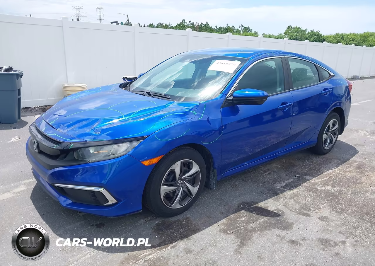2019 Honda Civic Lx VIN:19XFC2F63KE050300 - 2