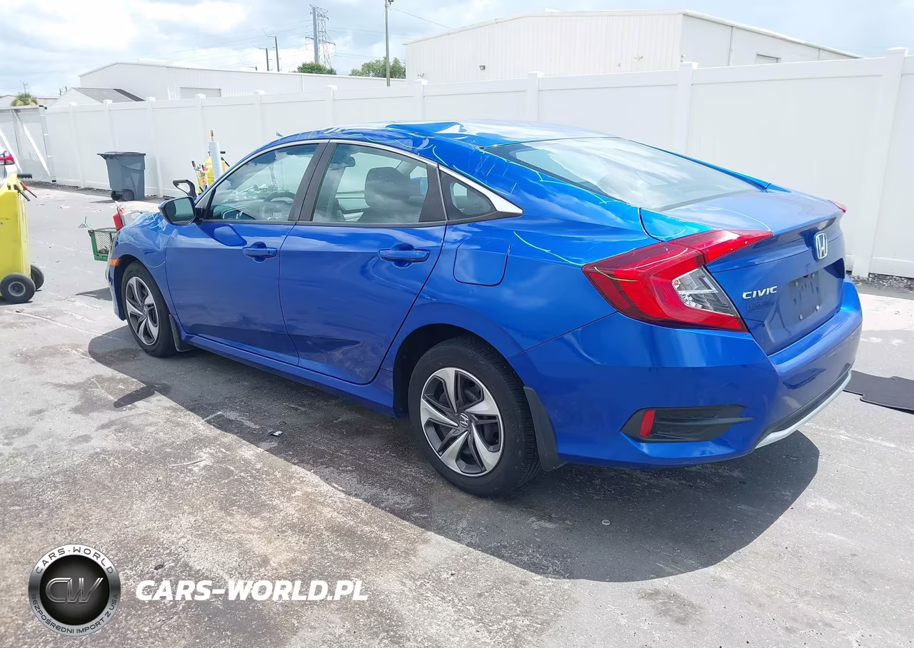2019 Honda Civic Lx VIN:19XFC2F63KE050300 - 3