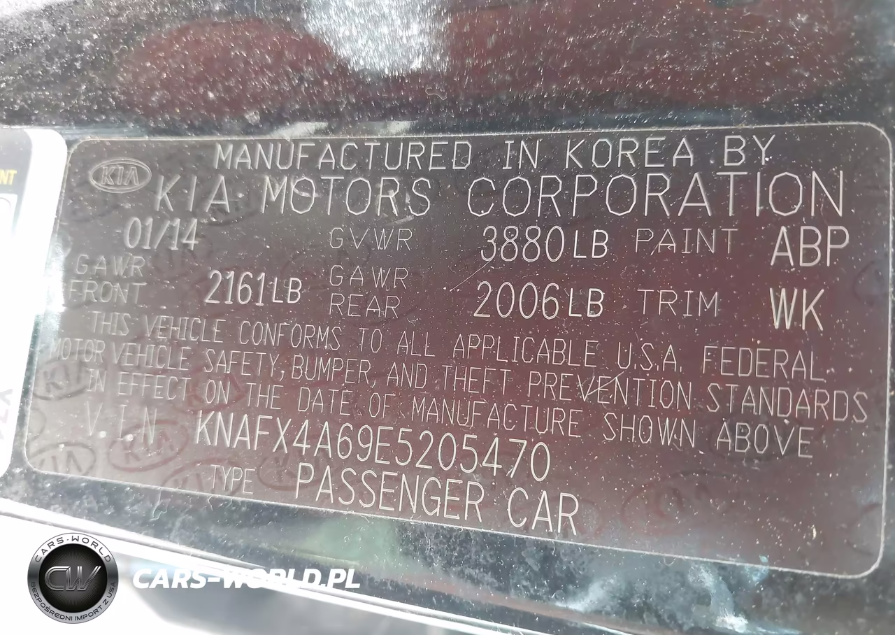 2014 Kia Forte Lx VIN:KNAFX4A69E5205470 - 9