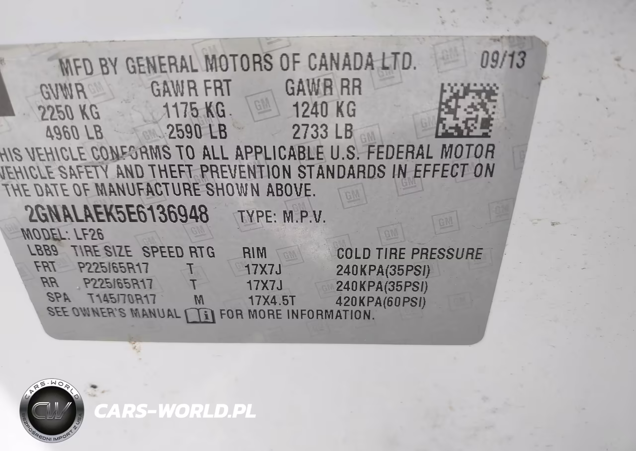 2014 Chevrolet Equinox Ls VIN:2GNALAEK5E6136948 - 9