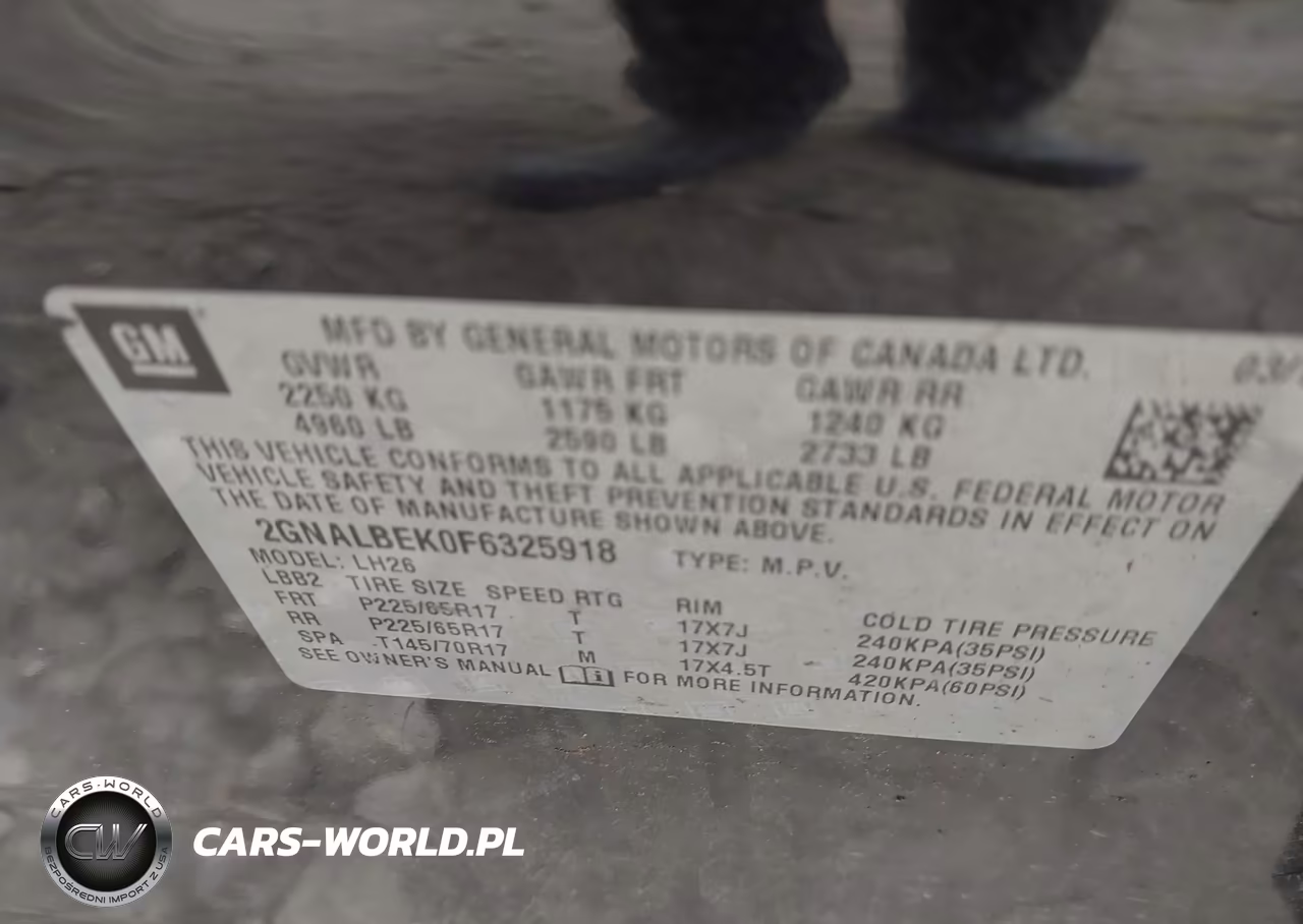 2015 Chevrolet Equinox Lt VIN:2GNALBEK0F6325918 - 9