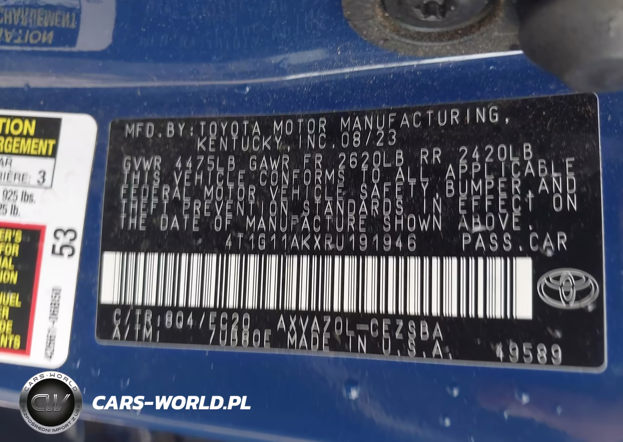 2024 Toyota Camry Se Nightshade VIN:4T1G11AKXRU191946 - 9