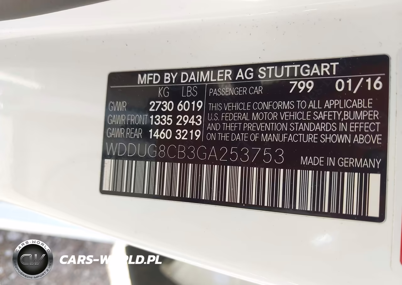 2016 Mercedes-Benz S 550 VIN:WDDUG8CB3GA253753 - 9