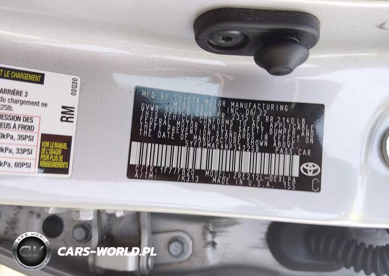 2022 Toyota Corolla Le VIN:5YFEPMAE4NP342258 - 9