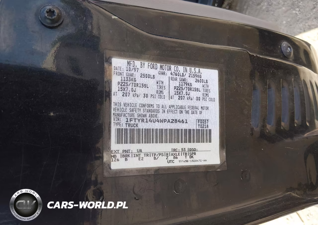 1998 Ford Ranger Splash-Xl-Xlt VIN:1FTYR14U4WPA28461 - 9