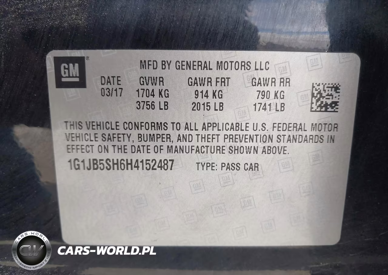 2017 Chevrolet Sonic Ls Auto VIN:1G1JB5SH6H4152487 - 9