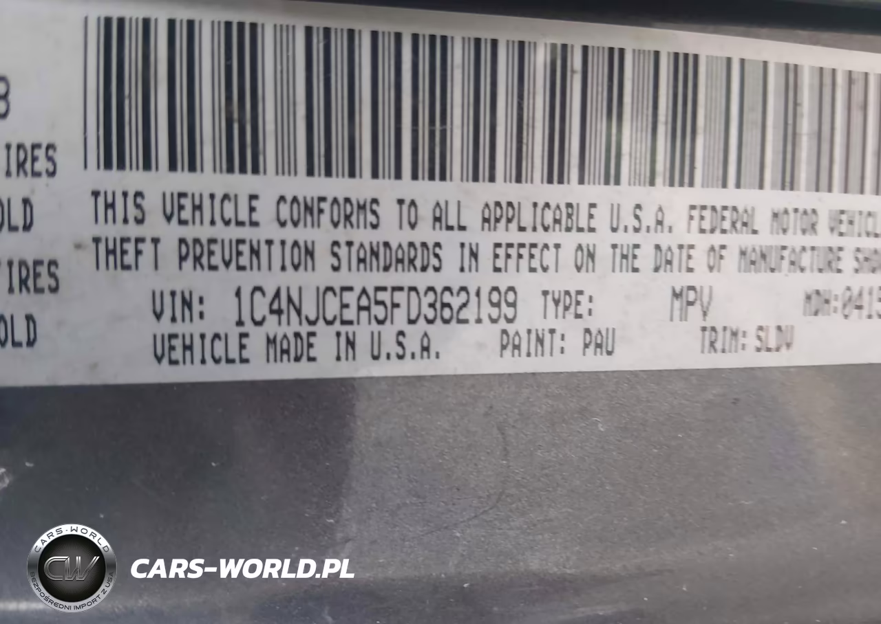 2015 Jeep Compass High Altitude Edition VIN:1C4NJCEA5FD362199 - 9