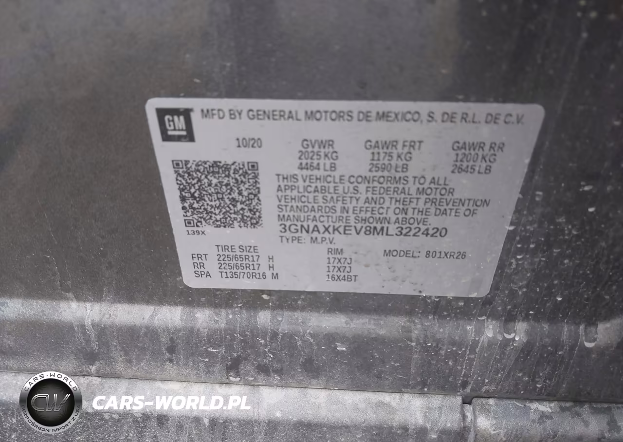 2021 Chevrolet Equinox Fwd Lt VIN:3GNAXKEV8ML322420 - 9