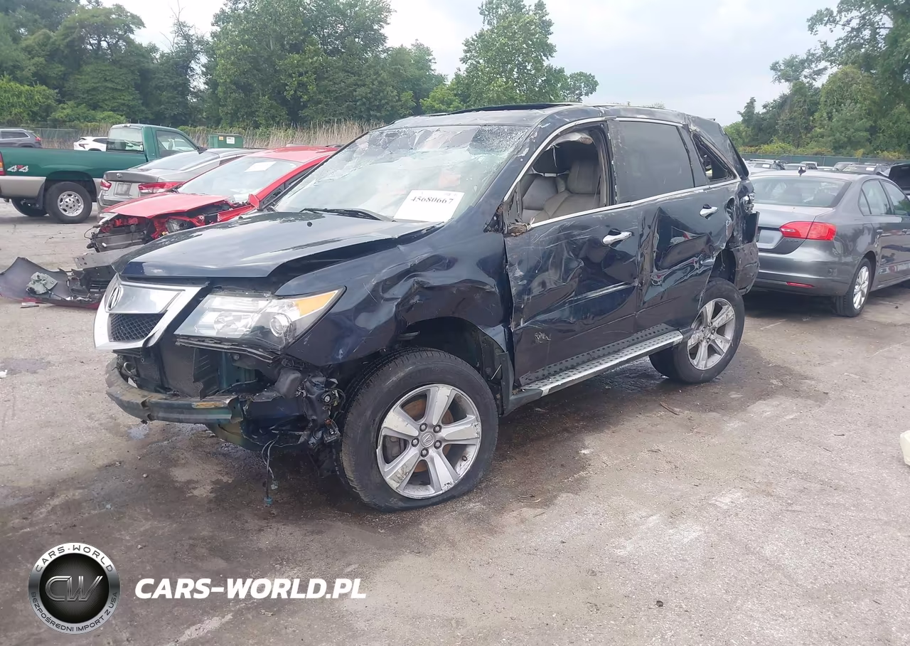 2012 Acura Mdx Technology Package VIN:2HNYD2H45CH505441 - 2