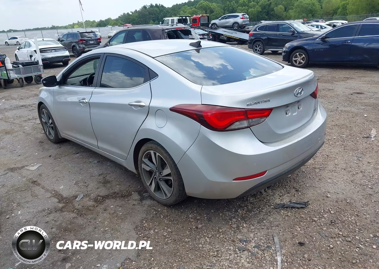 2016 Hyundai Elantra Limited VIN:KMHDH4AE6GU589730 - 3